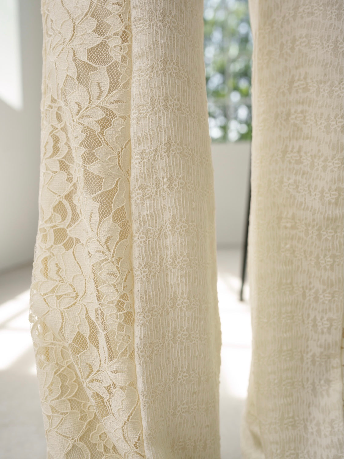 Stretch レース フレアパンツ