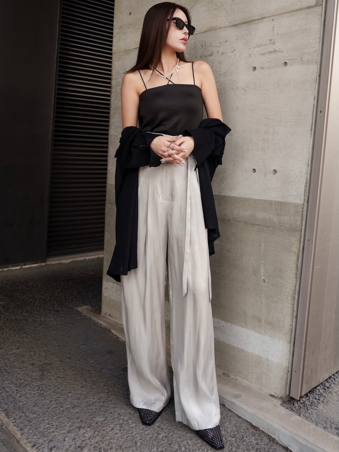 MODEL:159cm<br>COLOR:ブラック