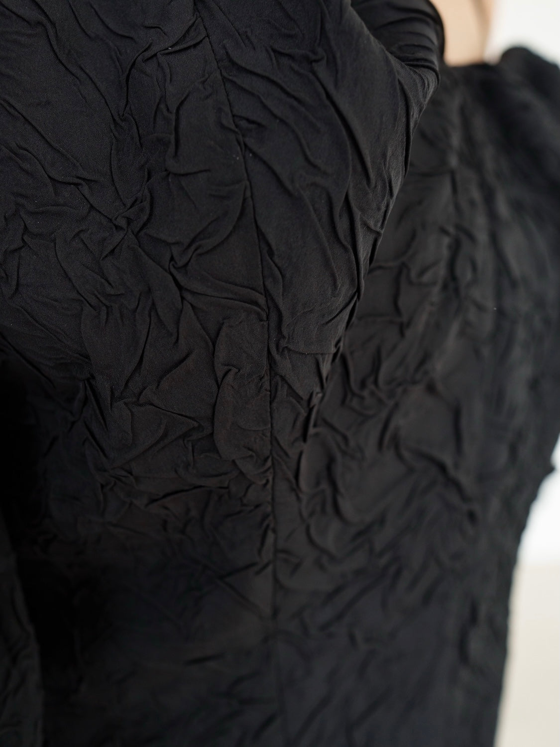 クリンクル Balloon スリーブ Tops