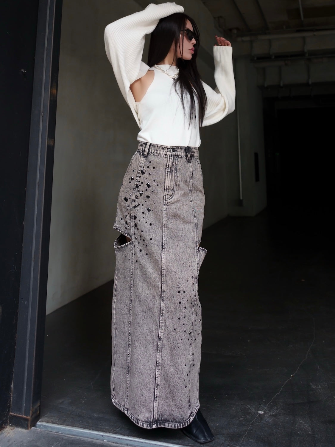 Bolero ドッキング ニット トップス