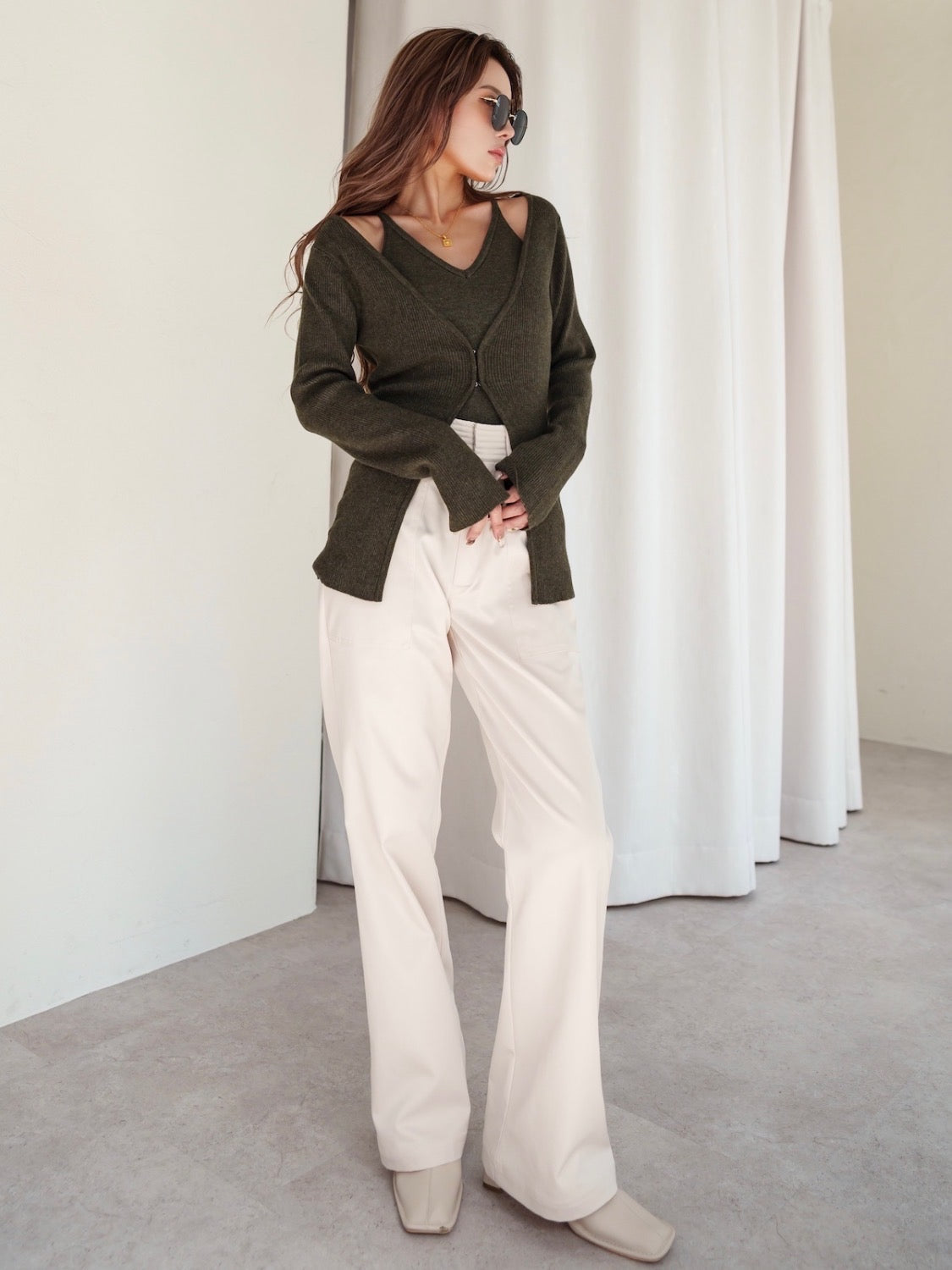 アンサンブル Knit トップス