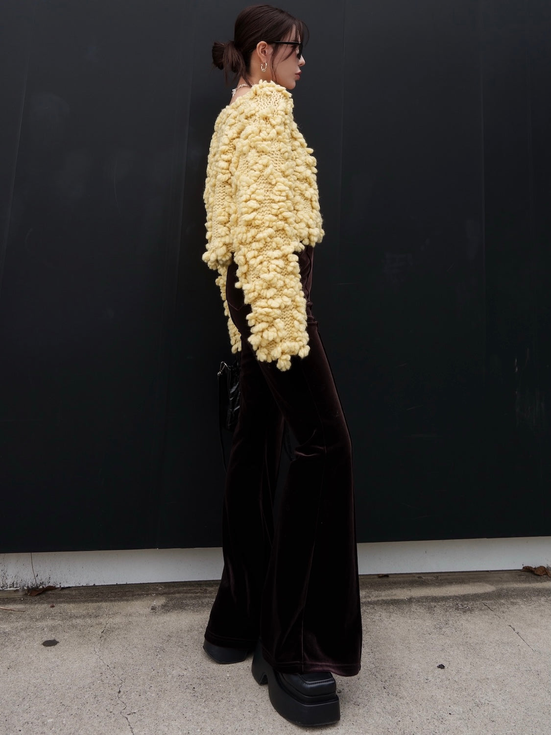 Wool Hand KNIT プルオーバー