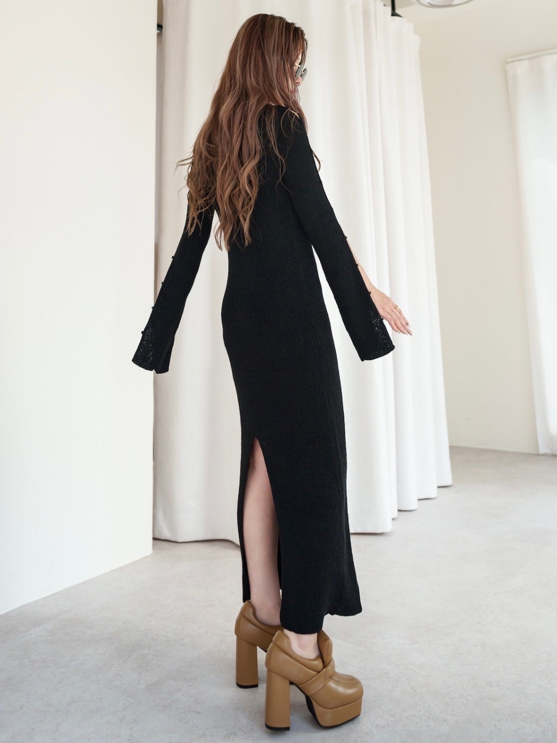 Padded High-heel Loafers