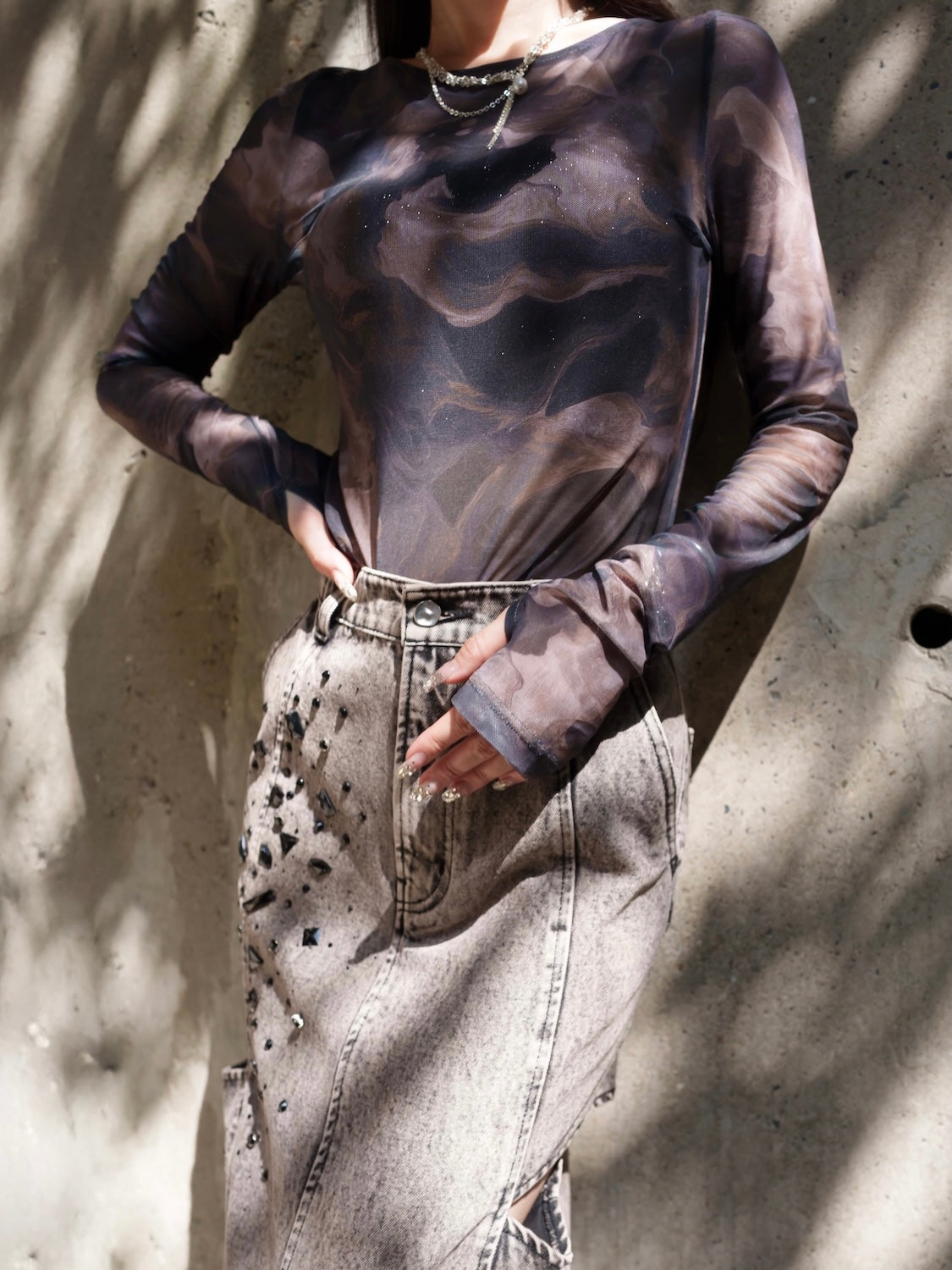 アートデザイン Sheer トップス