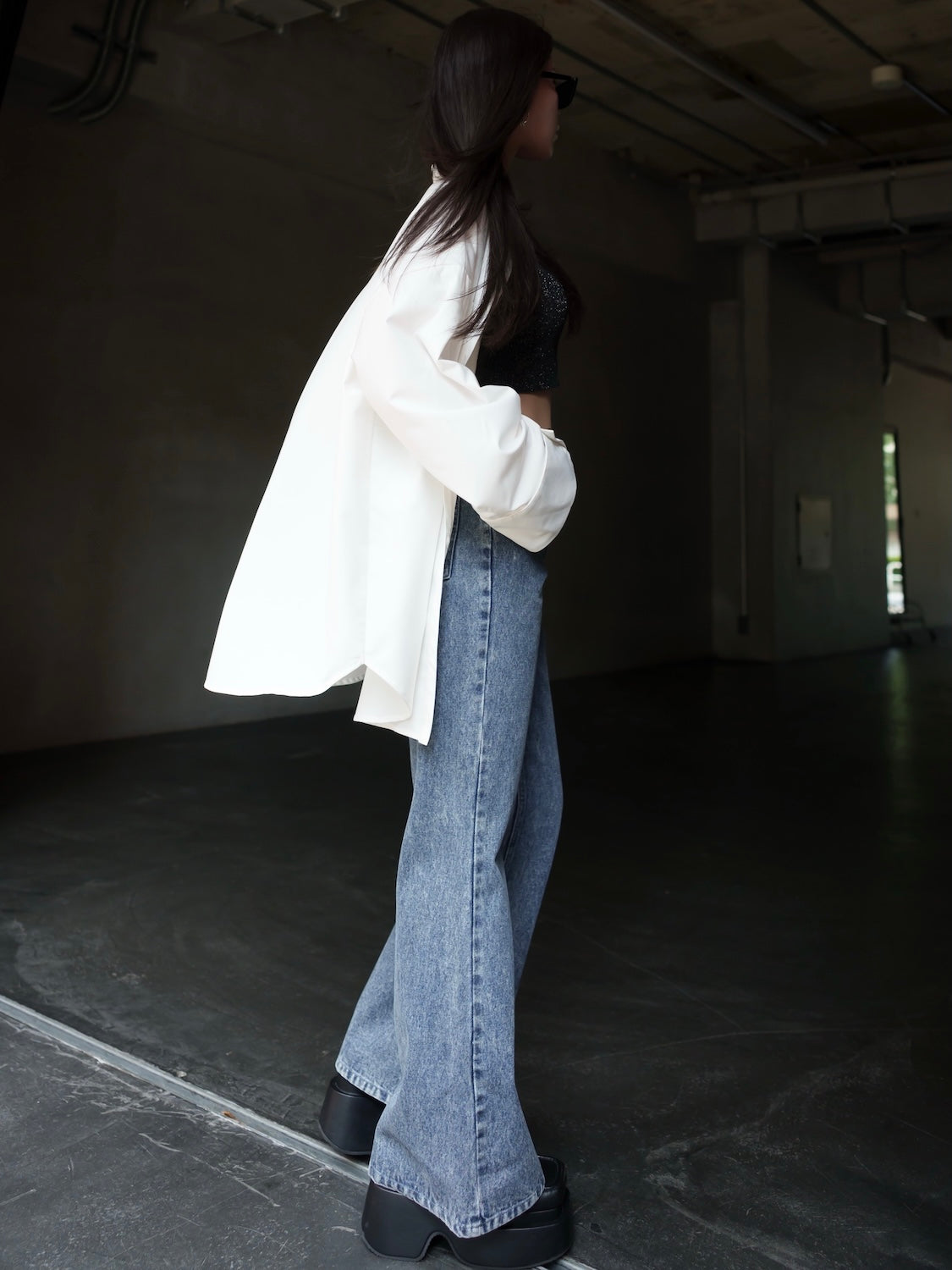 カフスボタン オーバー SHIRT