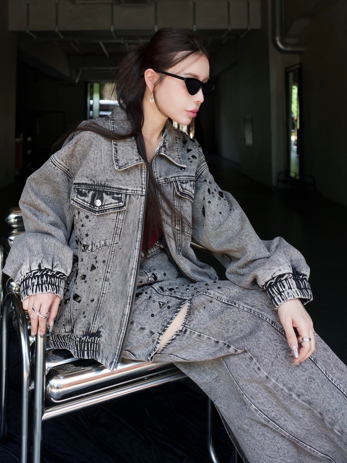 グラデストーン DENIM ブルゾン