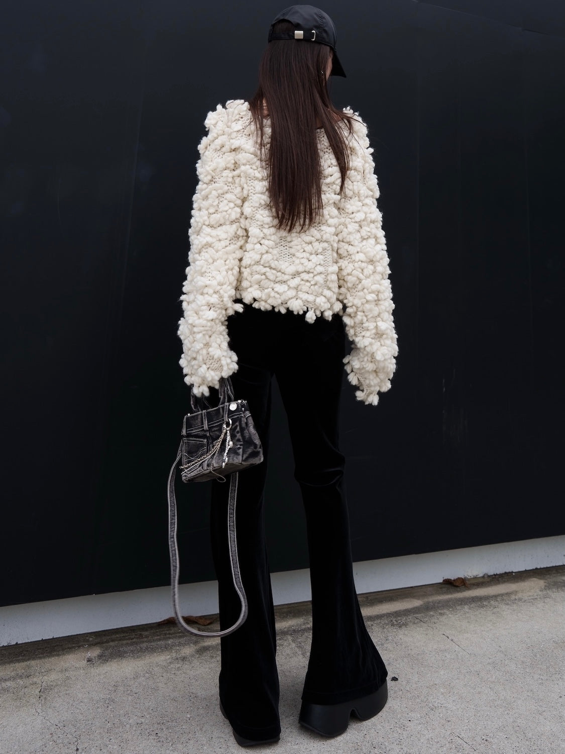 Relax フレア ベロアパンツ