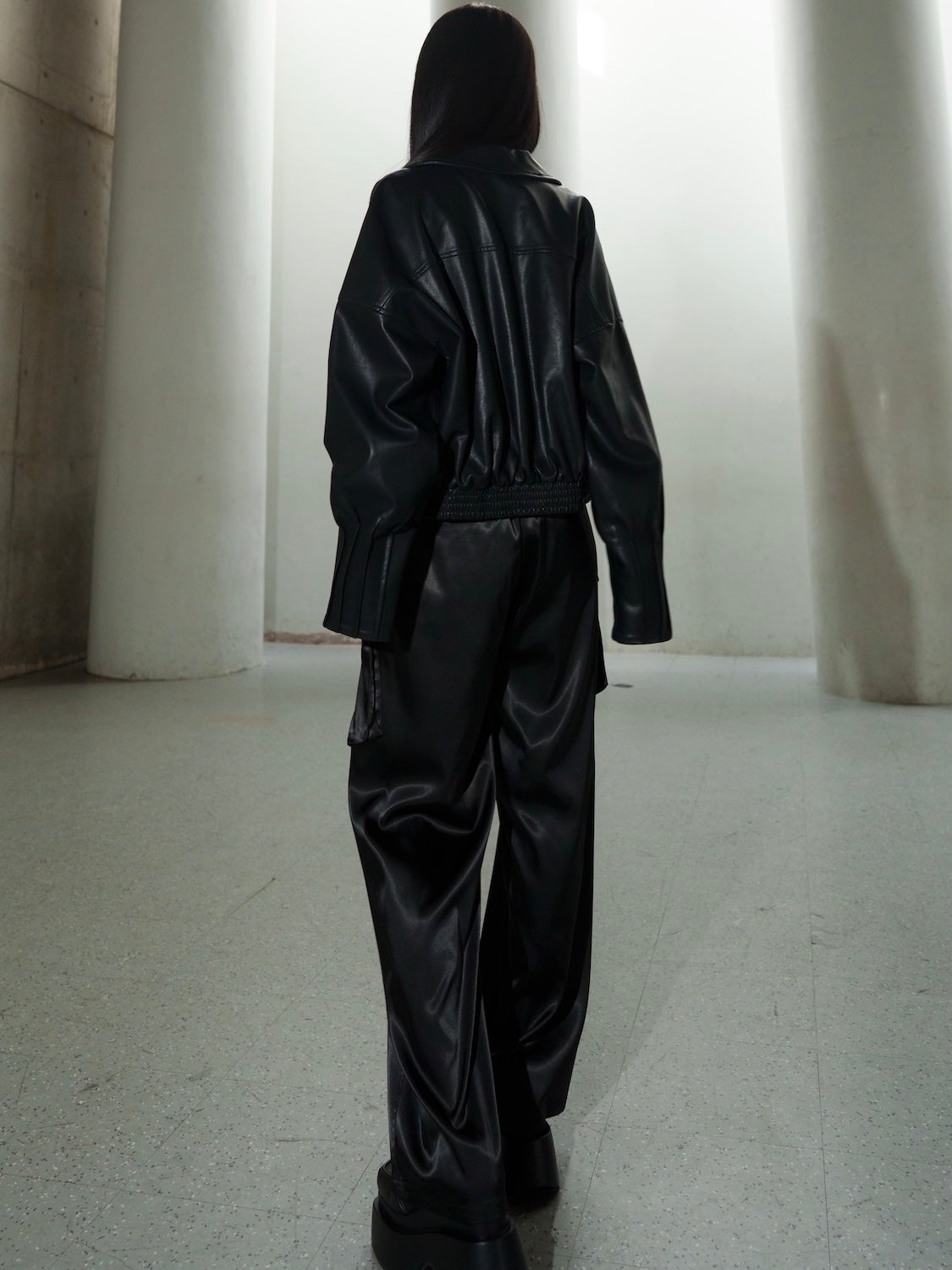 タックカフス レザー Jacket