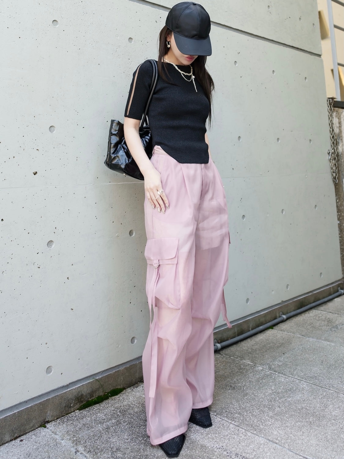 MODEL:159cm<br>COLOR:ブラック