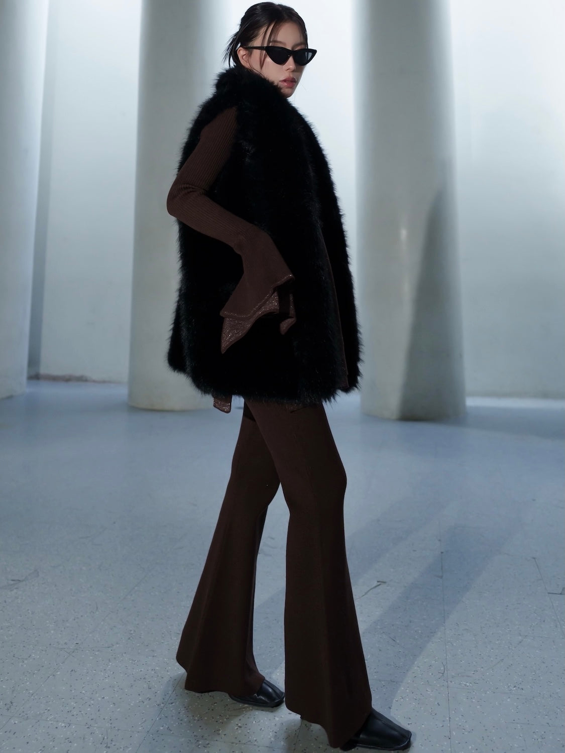 Sheer レイヤーカフス KNIT セットアップ