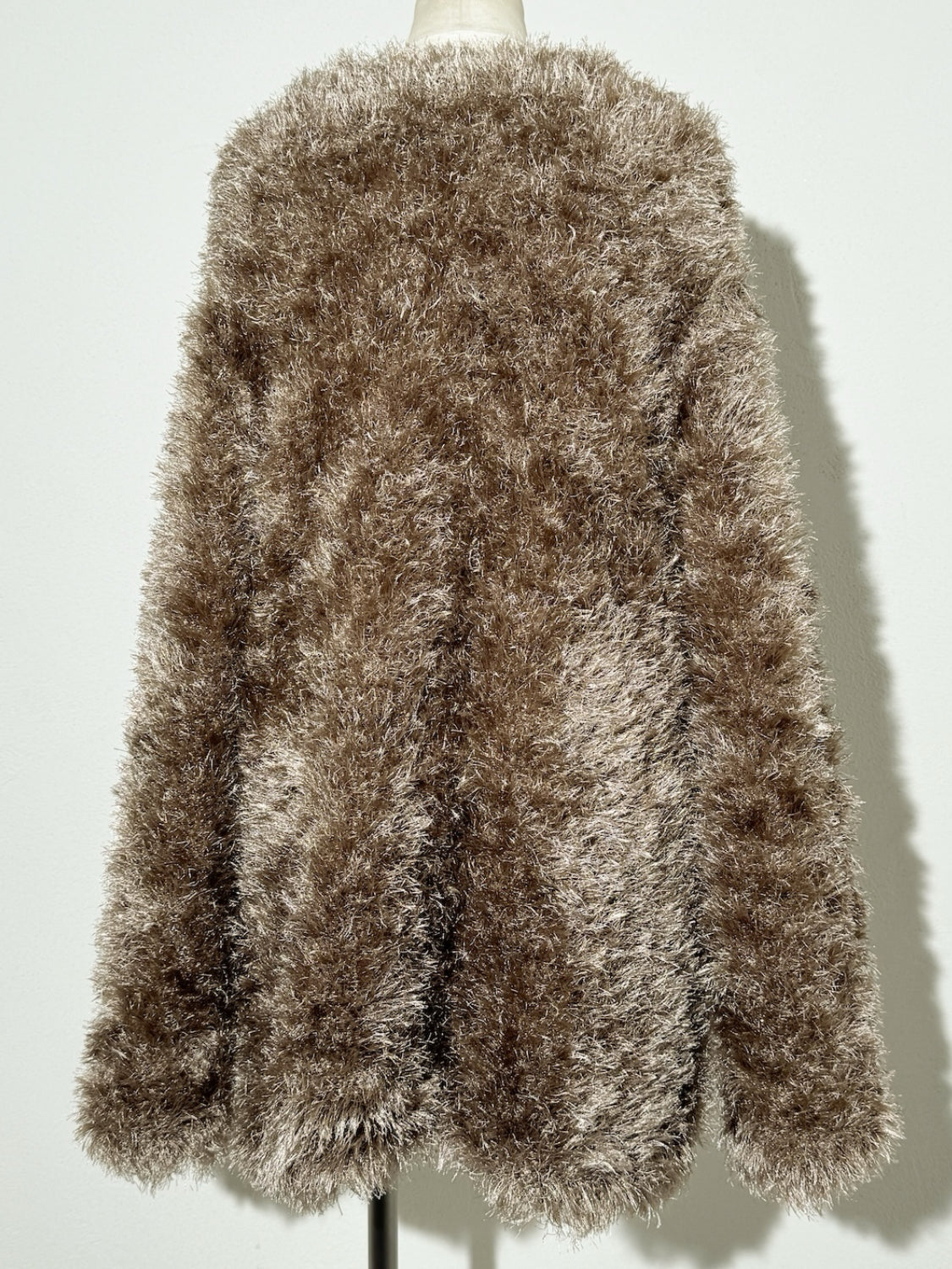 Vネック シャギーKNIT&マフラー Set