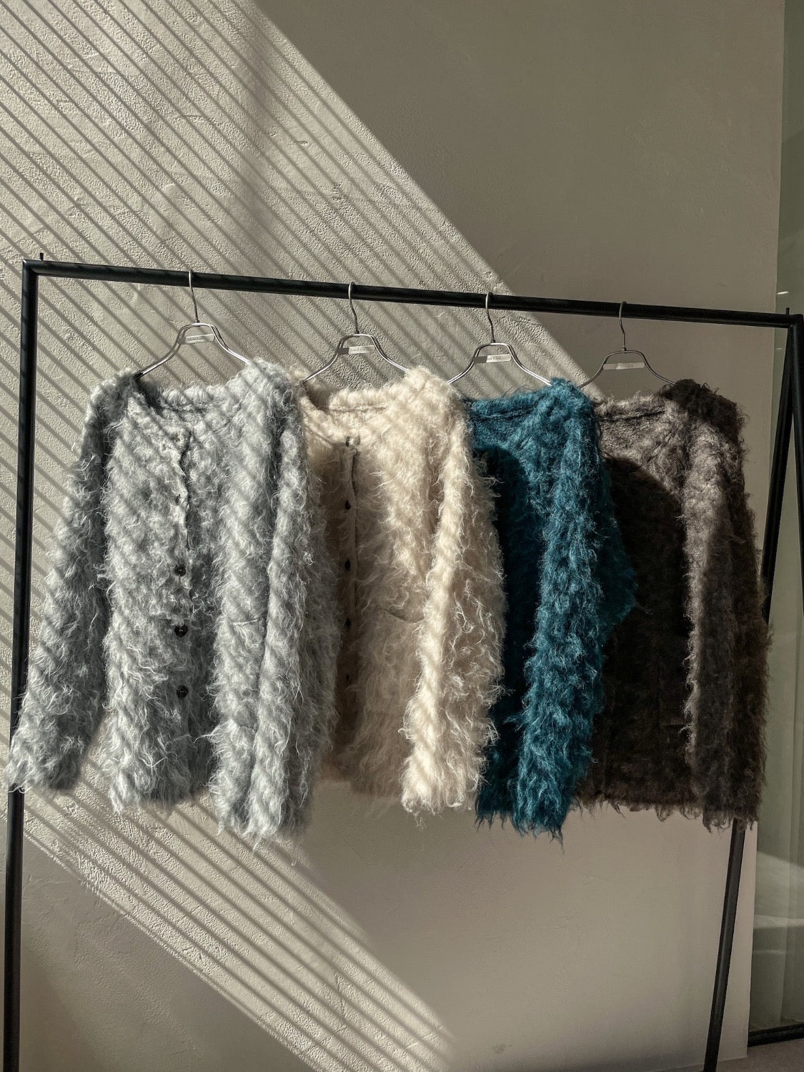 Wool Fur Cardigan