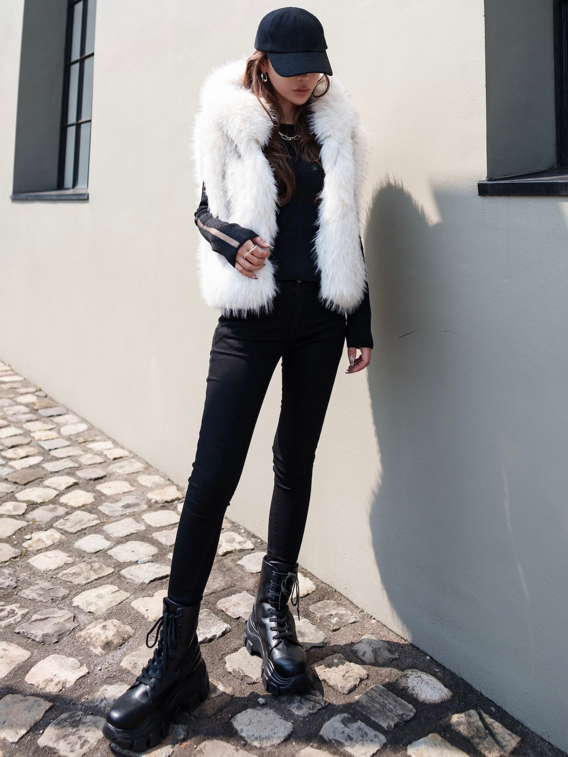 Black ストレッチ スキニー