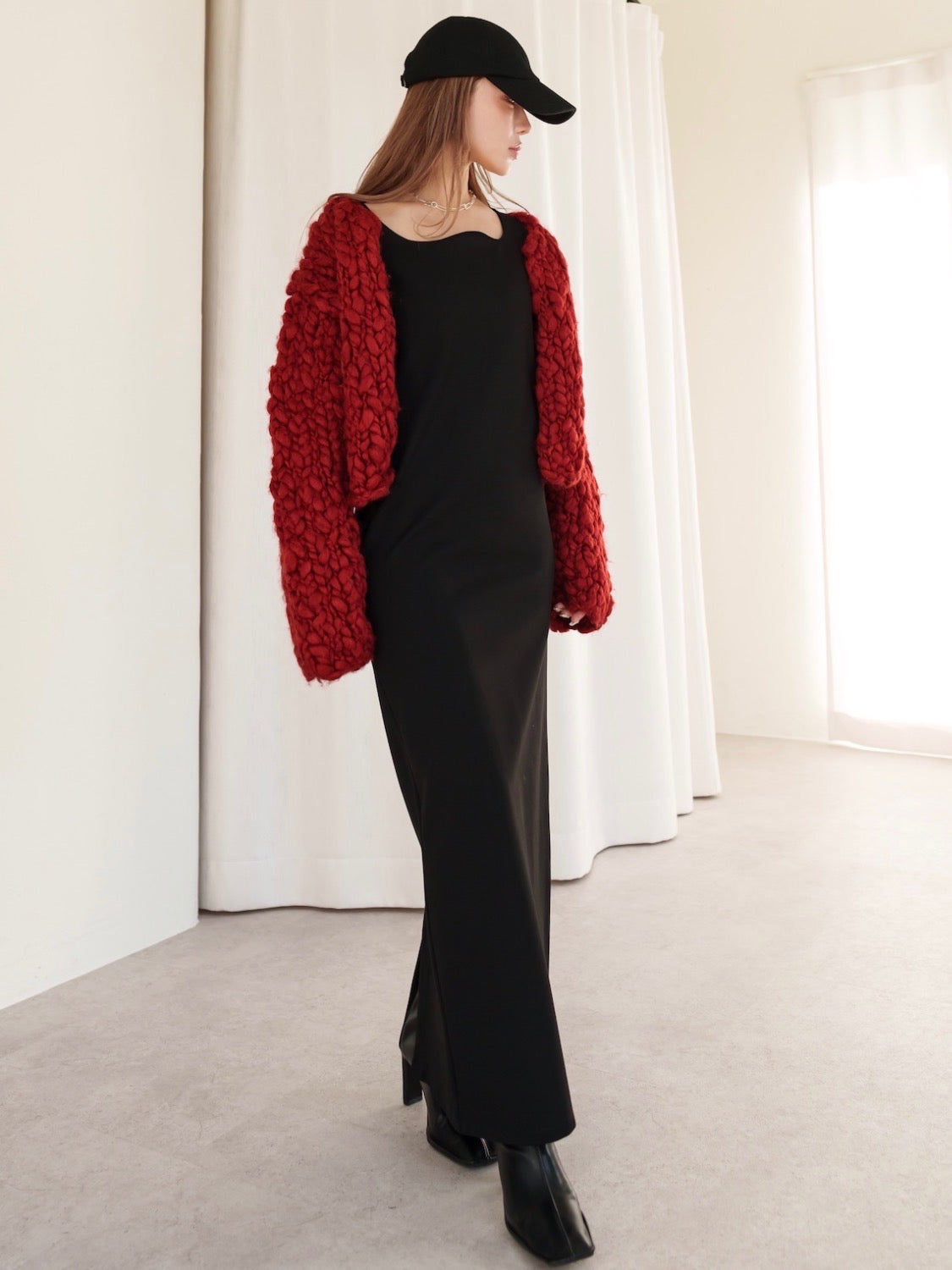 MODEL:159cm<br>COLOR:ブラック