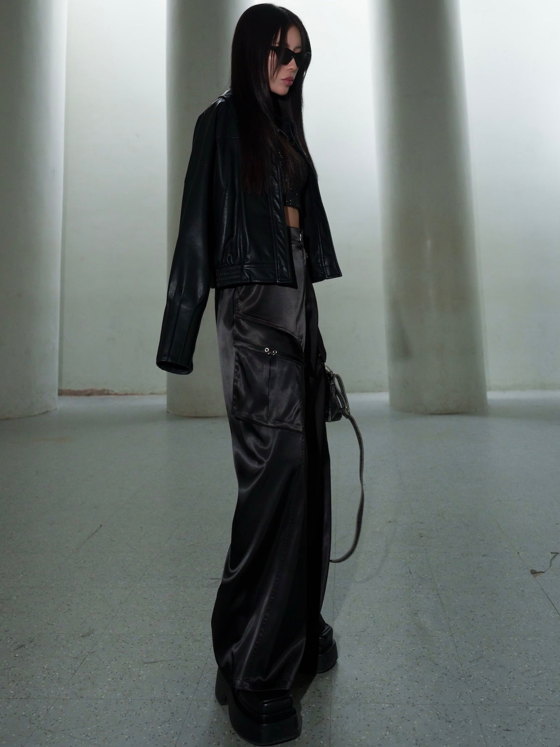 タックカフス レザー Jacket