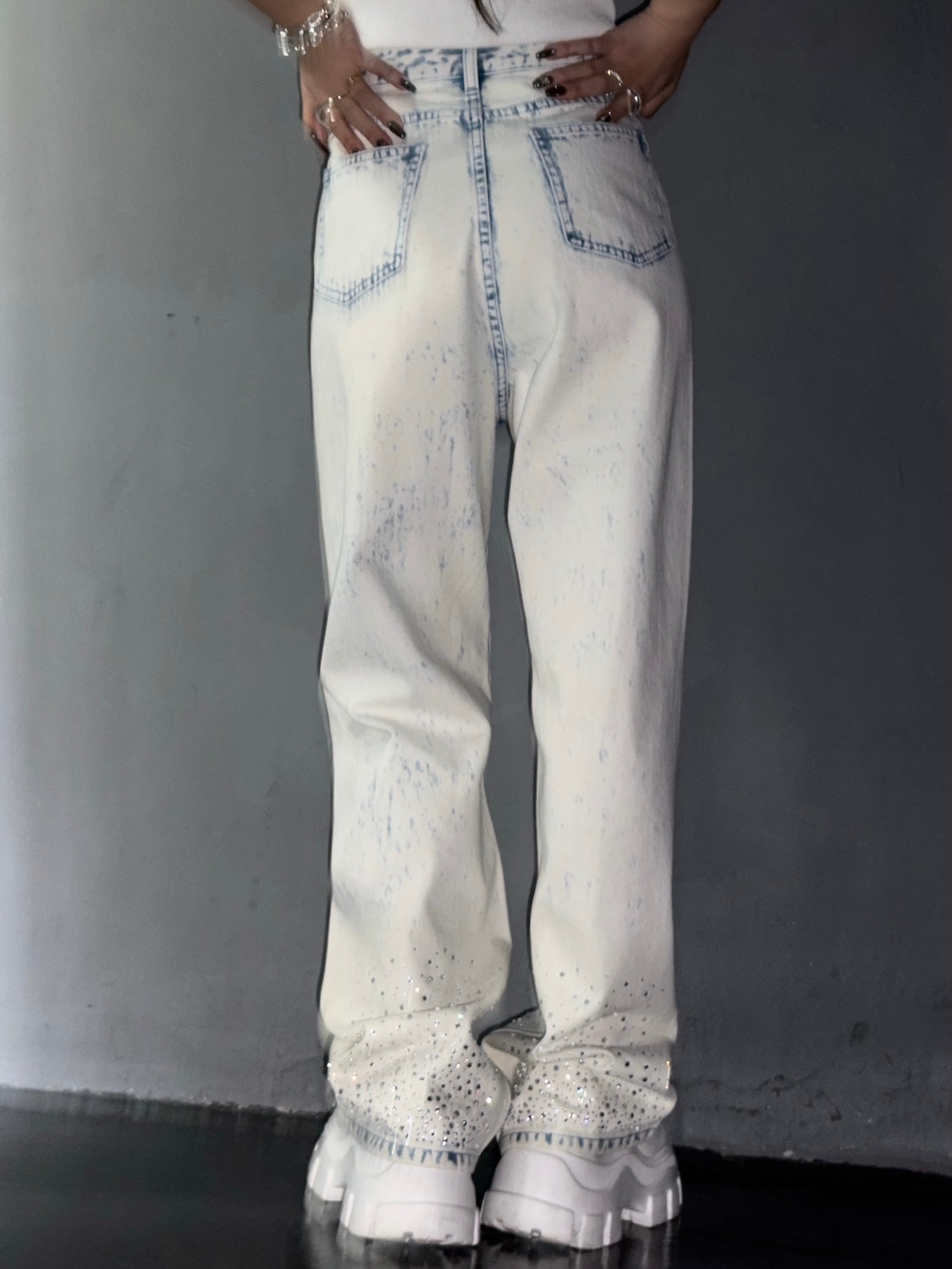 グラデストーン ストレート DENIM