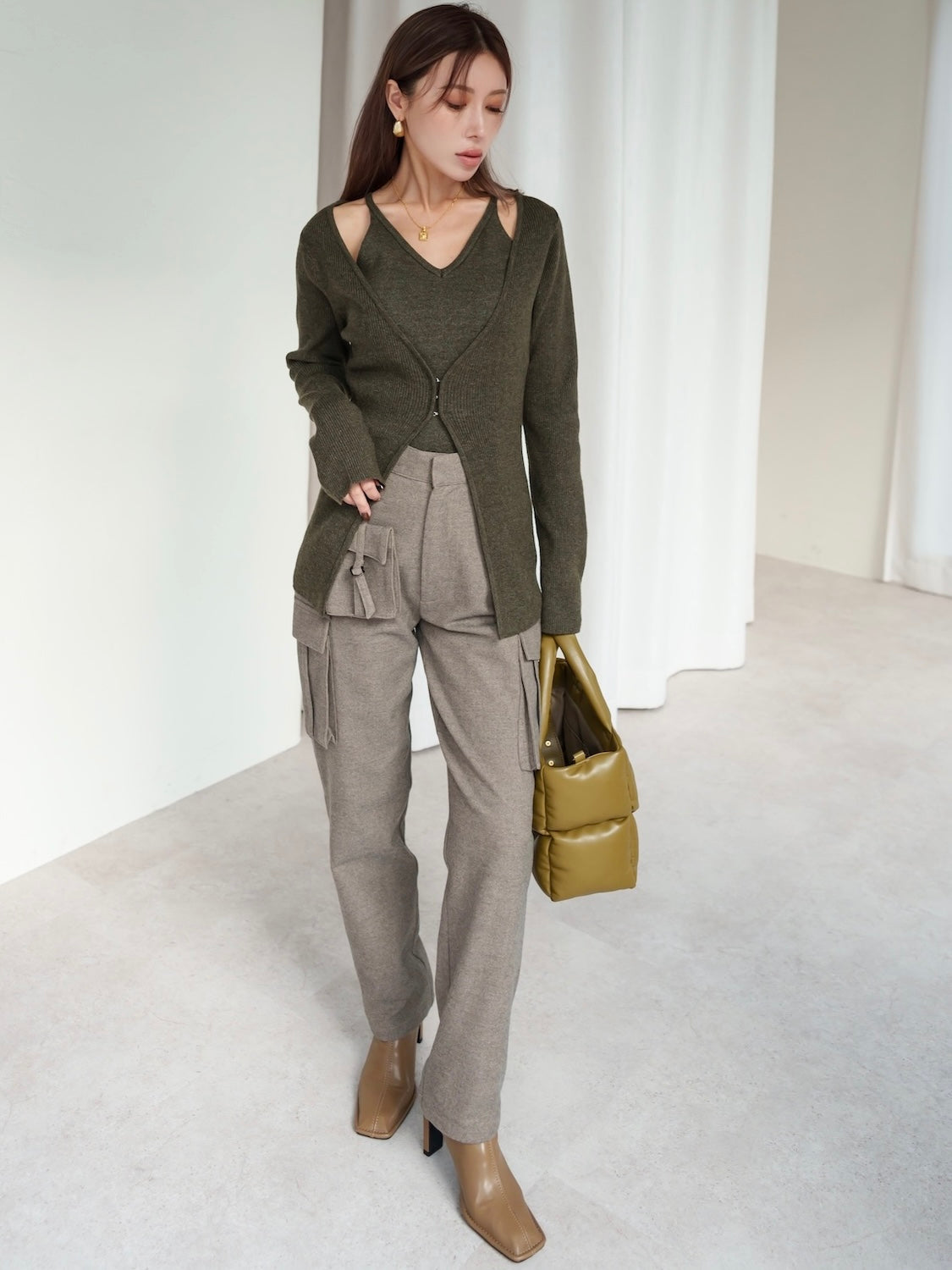 アンサンブル Knit トップス