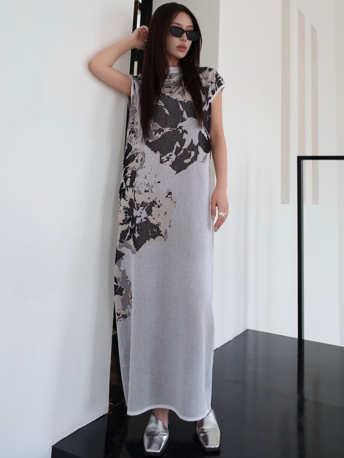 Flower Summer KNIT Dress