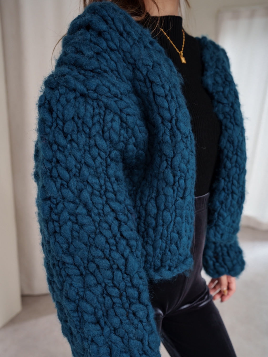 ビッグスラブ クロップド Cardigan