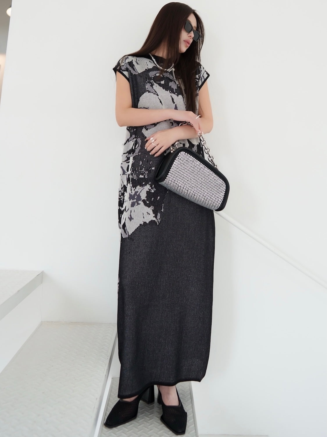 Flower Summer KNIT Dress