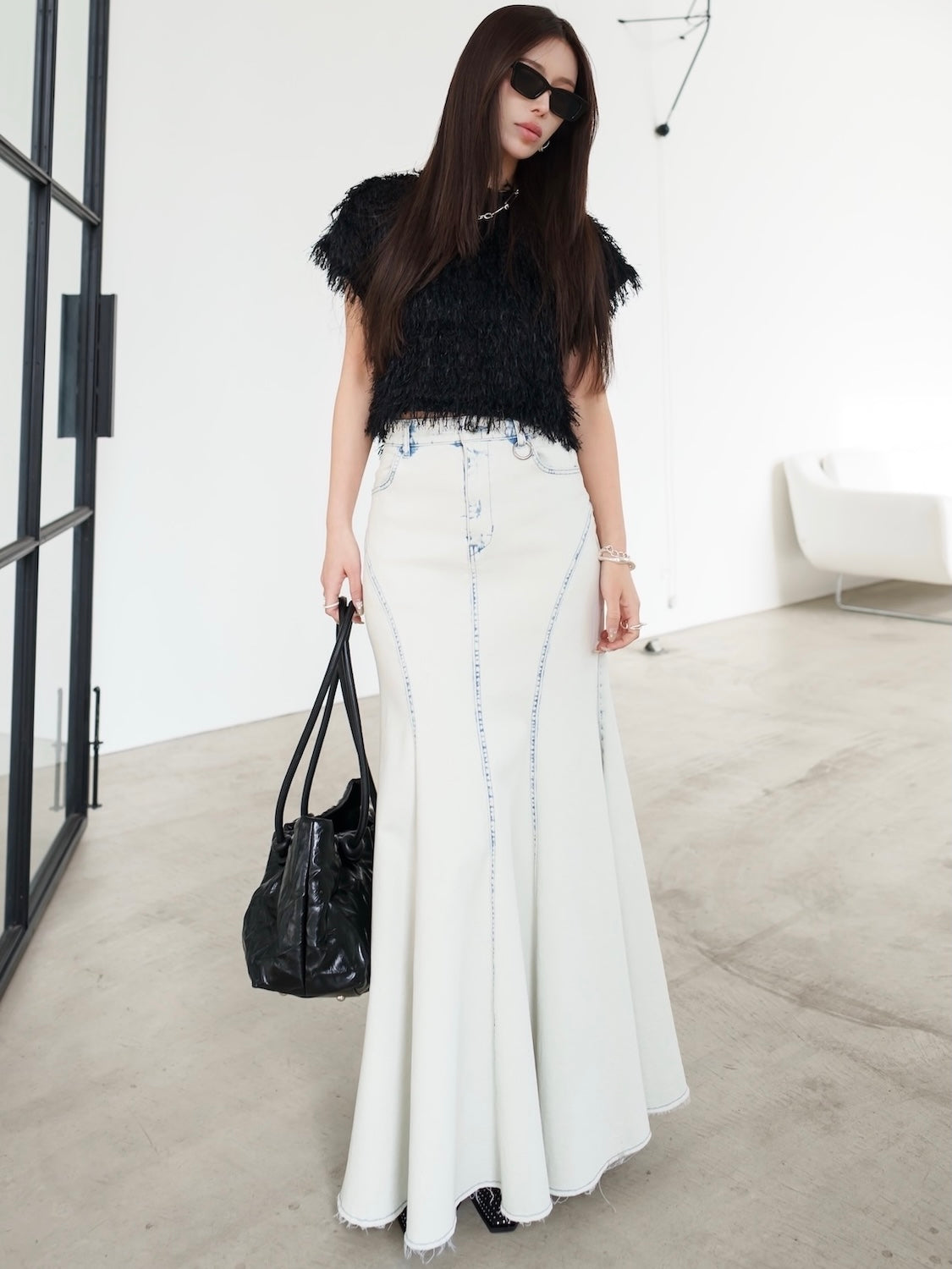 マーメイド DENIM スカート