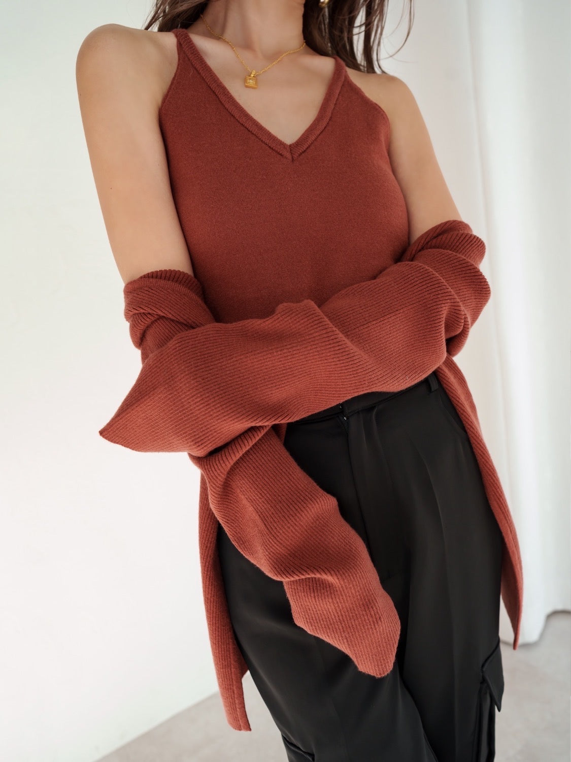 アンサンブル Knit トップス