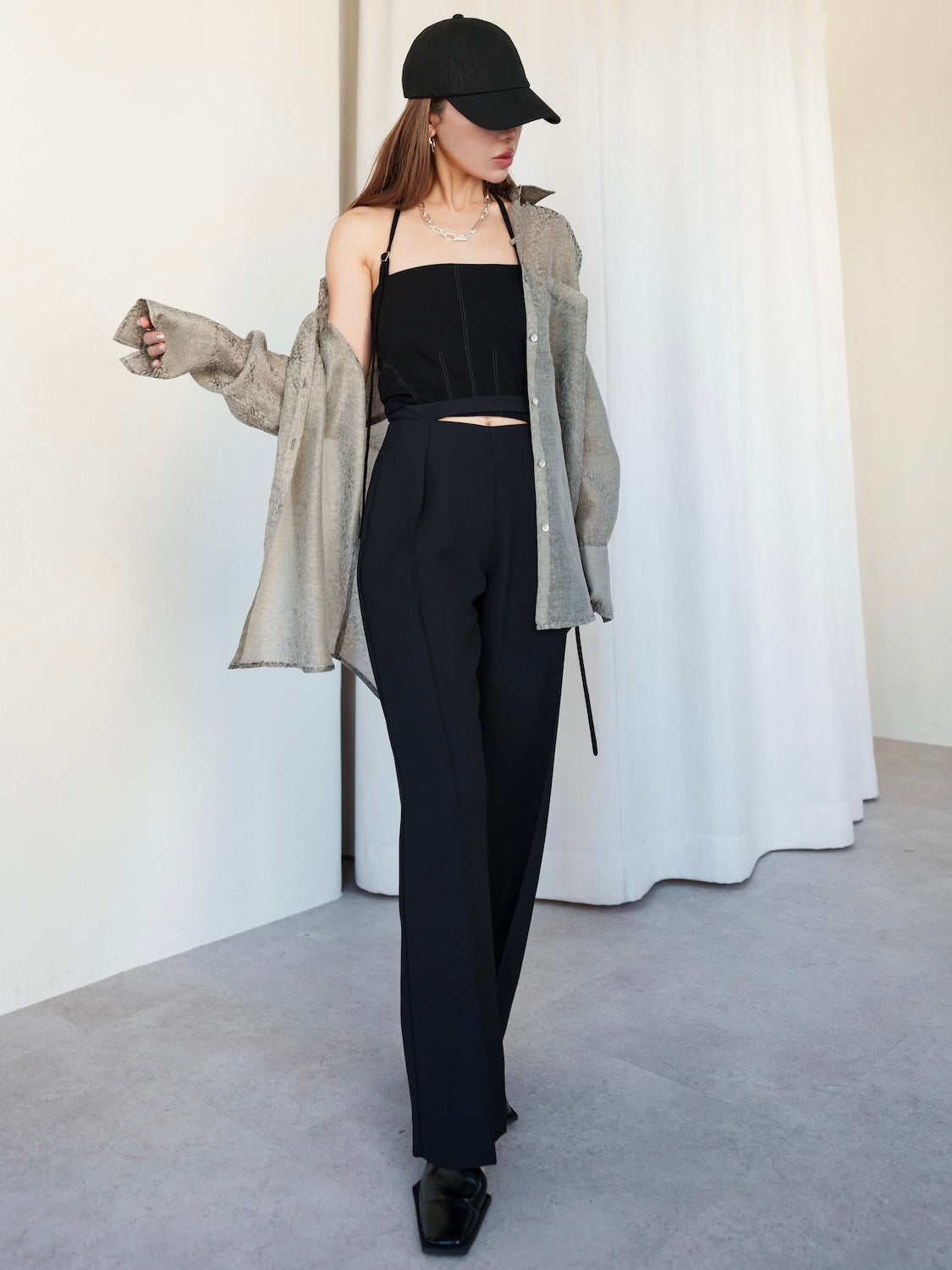 ウエストマーク Wide スラックス