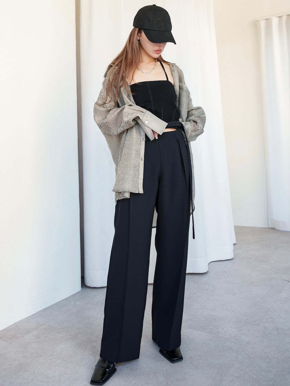 ウエストマーク Wide スラックス