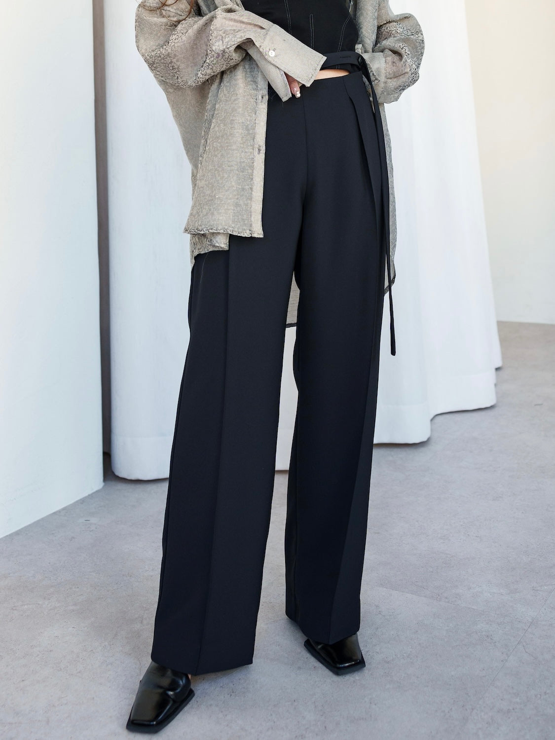 MODEL:159cm<br>着用サイズ:0<br>COLOR:ブラック