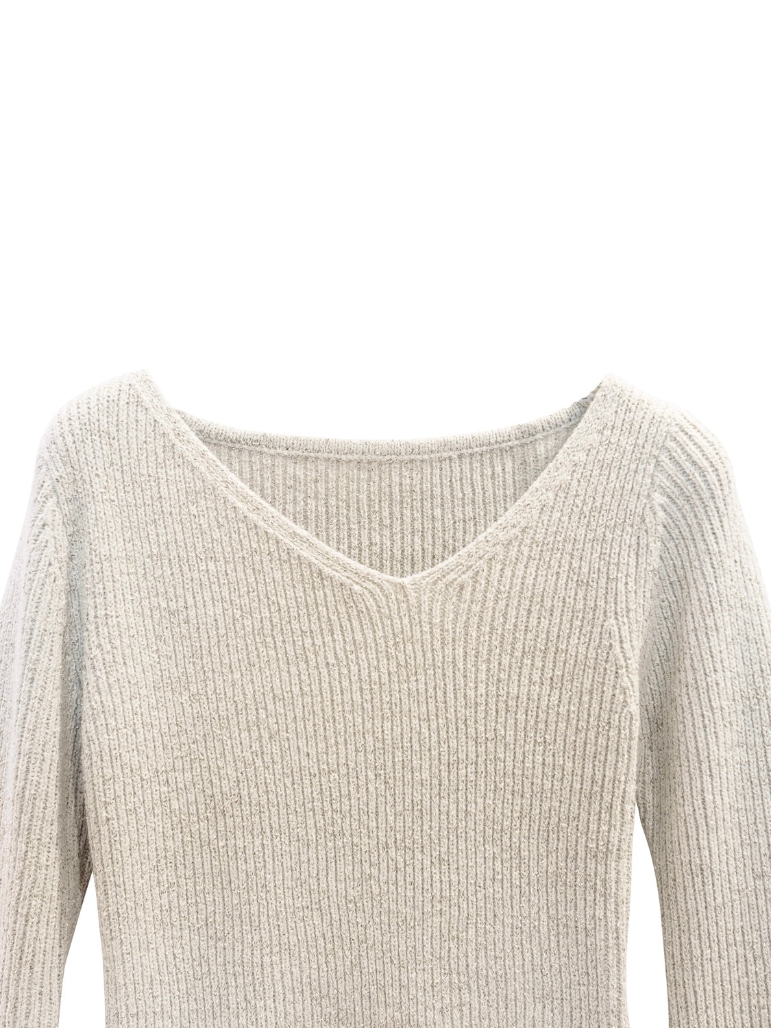 Design Neck Knit Set Up