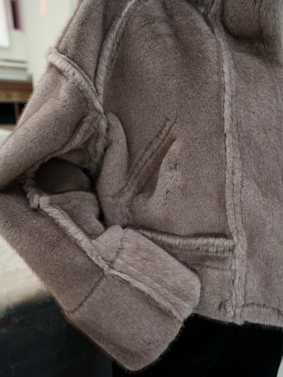 リバーシブル ボンディング Furジャケット