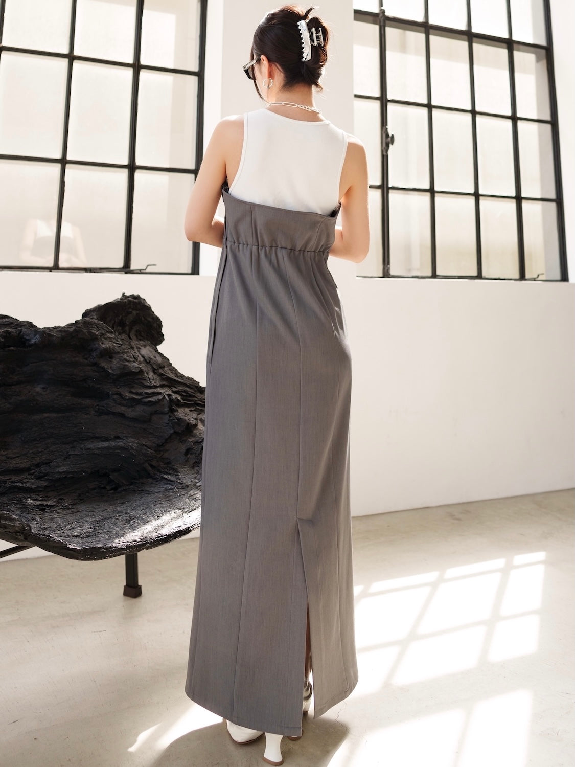 Rib ドッキング ワンピース