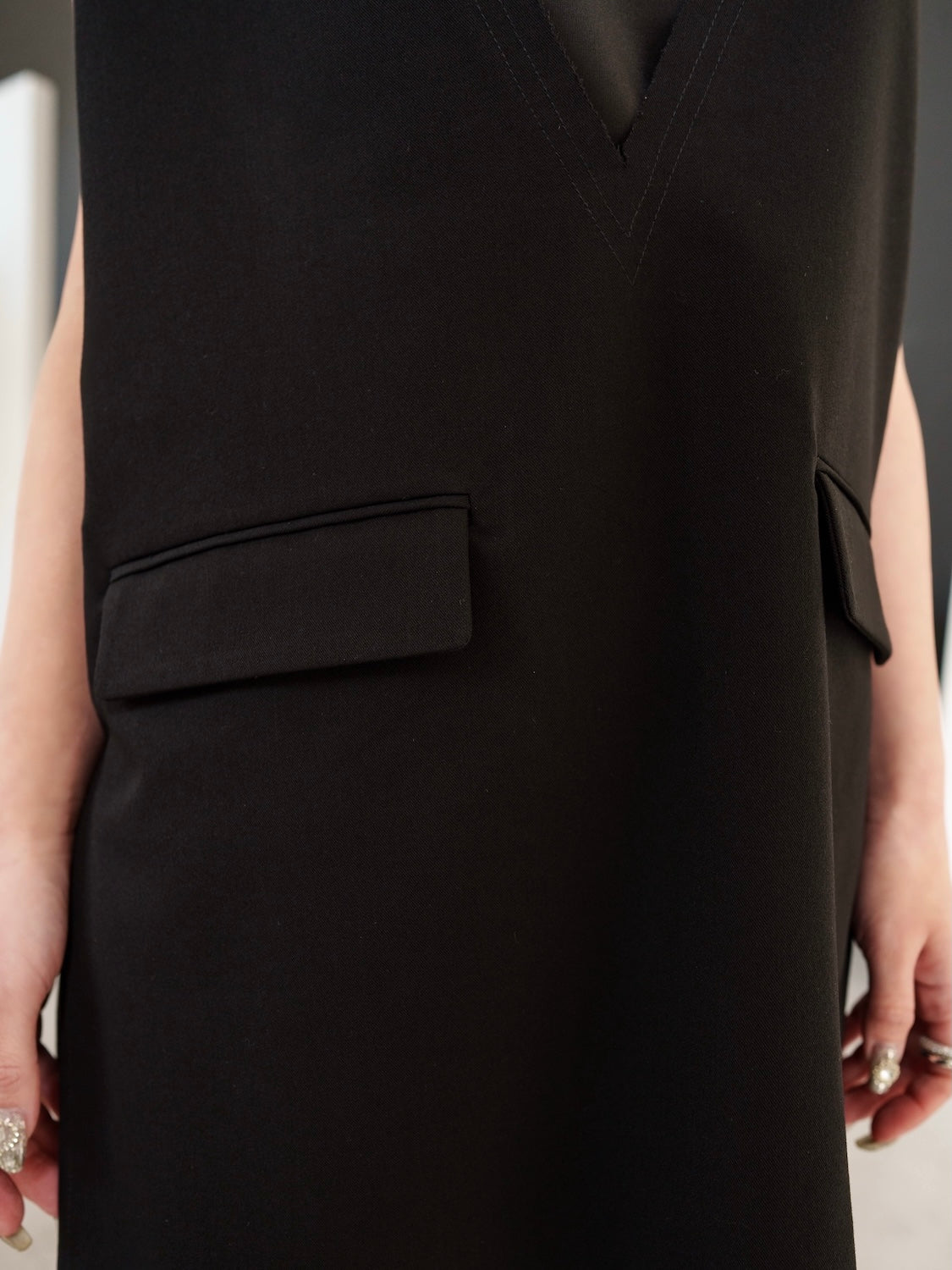 Vネック ベスト セットアップ