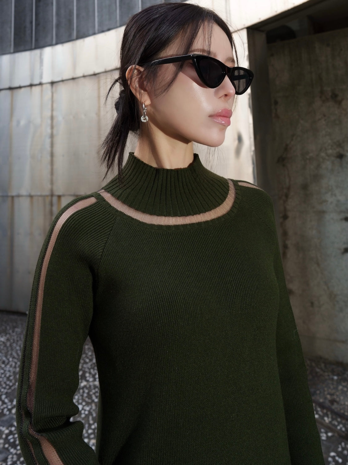 シアーライン KNIT ワンピース