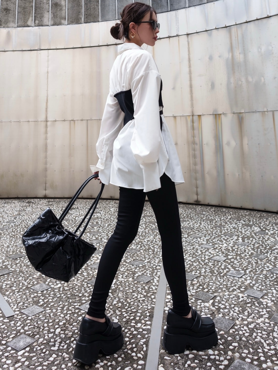 ドッキング KNITビスチェ シャツ