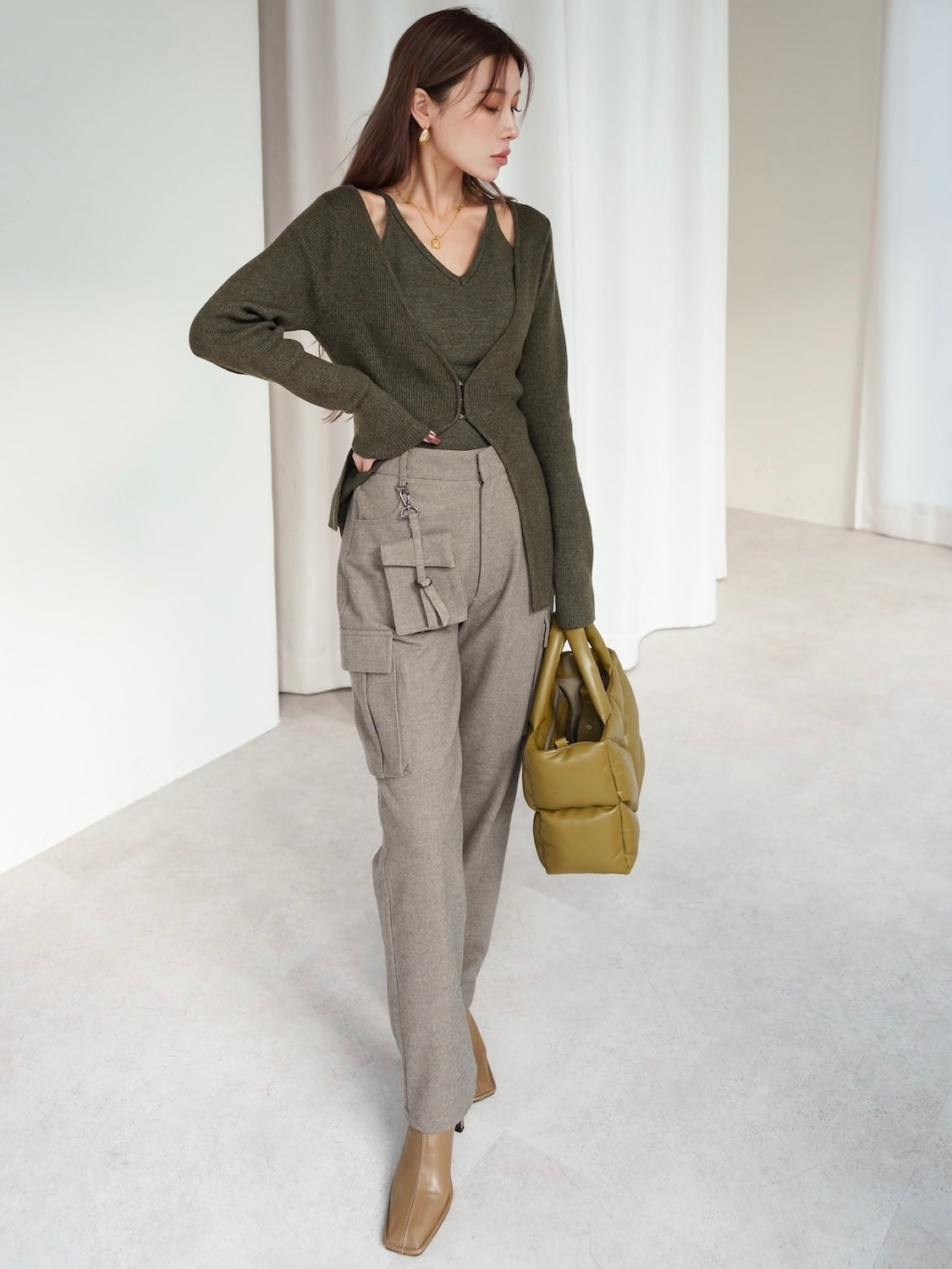 アンサンブル Knit トップス