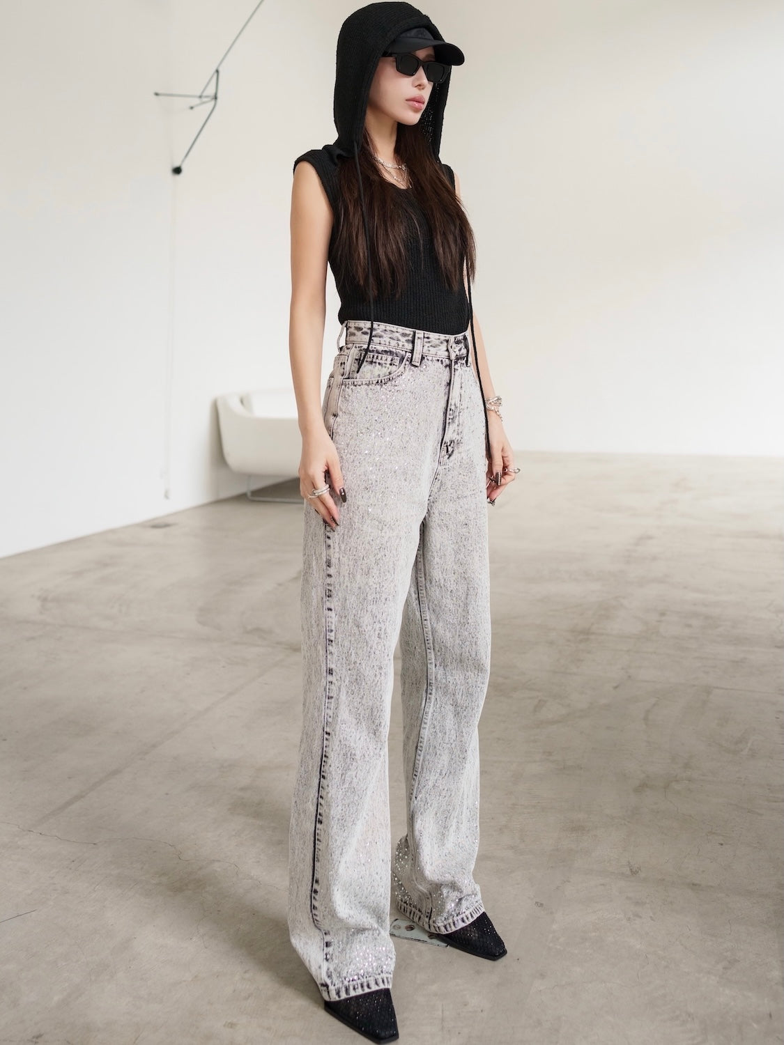 グラデストーン ストレート DENIM