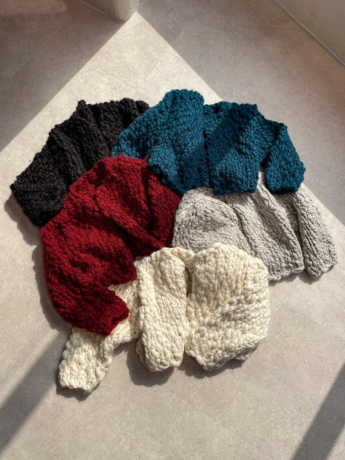 ビッグスラブ クロップド Cardigan