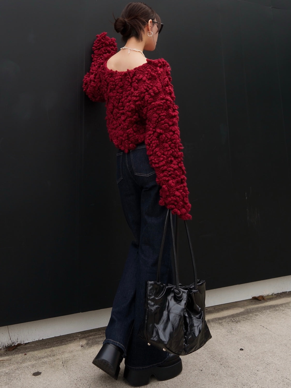 Wool Hand KNIT プルオーバー