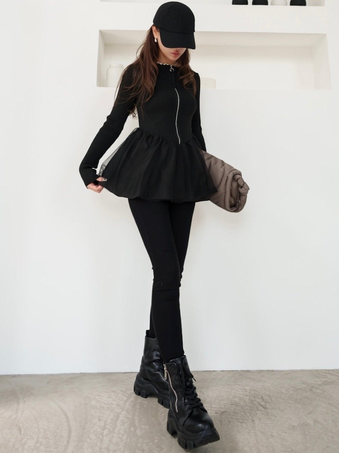 Puffer Nylon Shoulder Bag