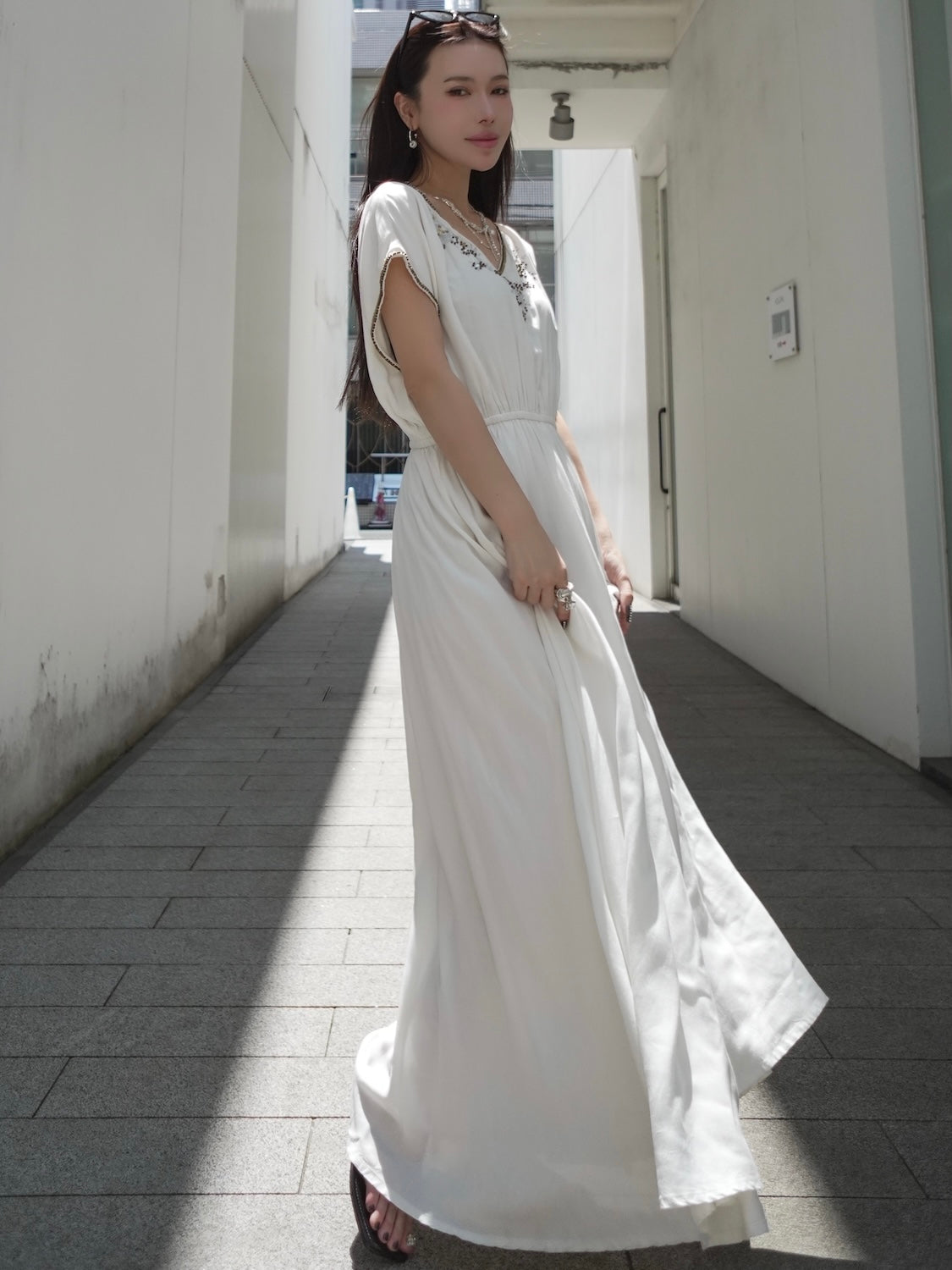 エンブロイダリー Rayon ワンピース