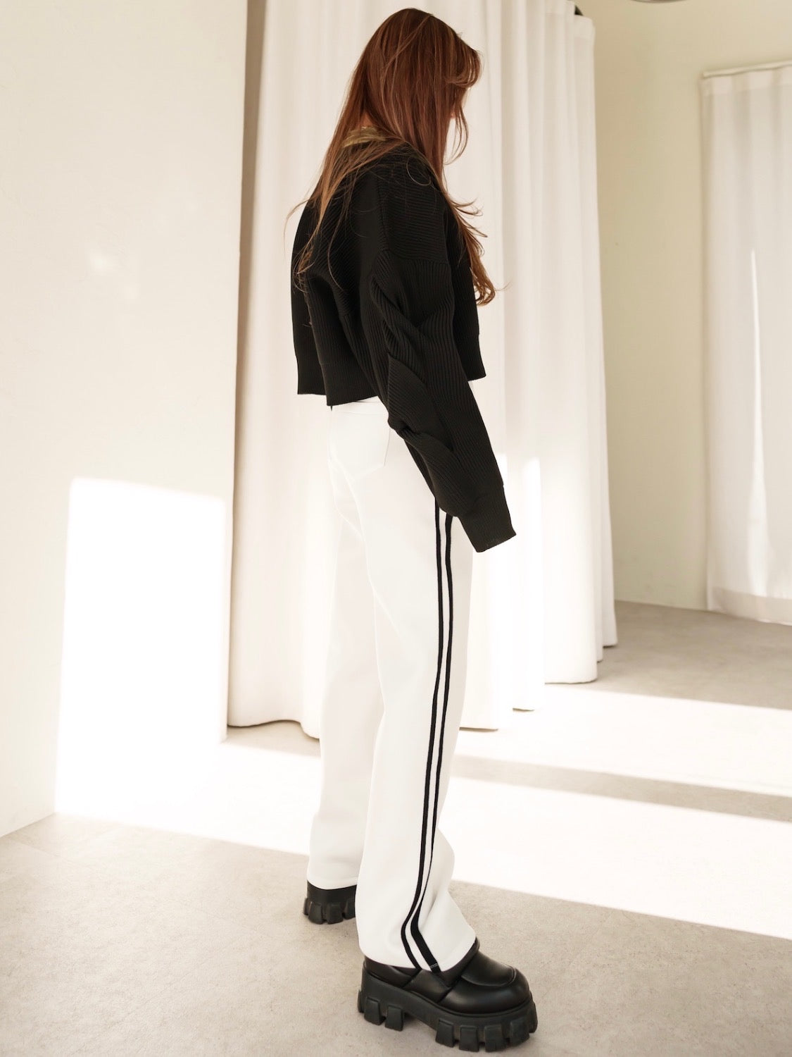 2way sleeve design cardigan
