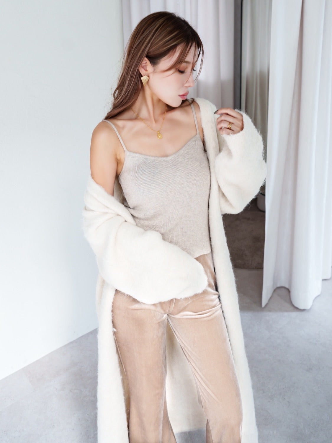 Cup-in knit camisole