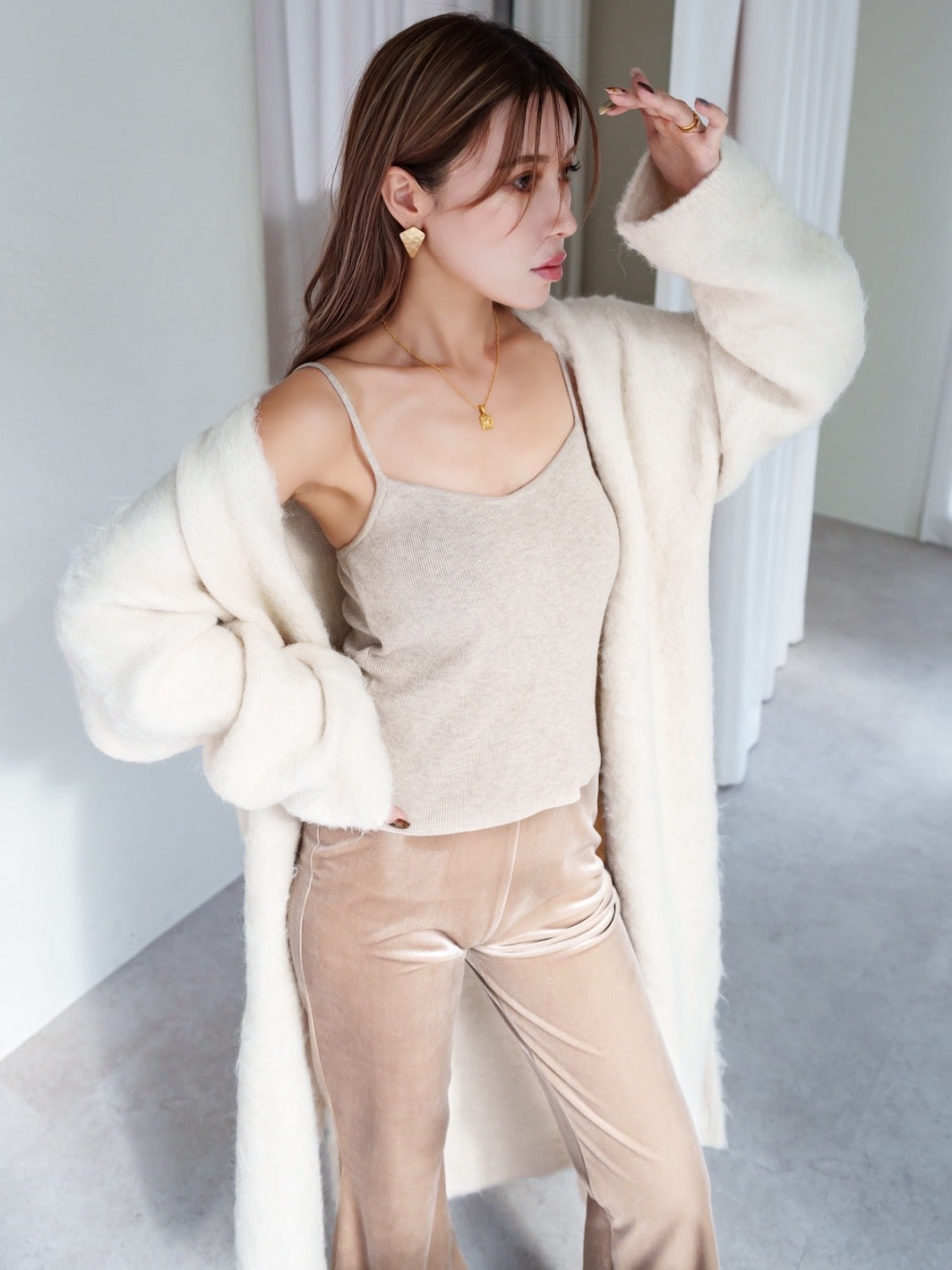Cup-in knit camisole