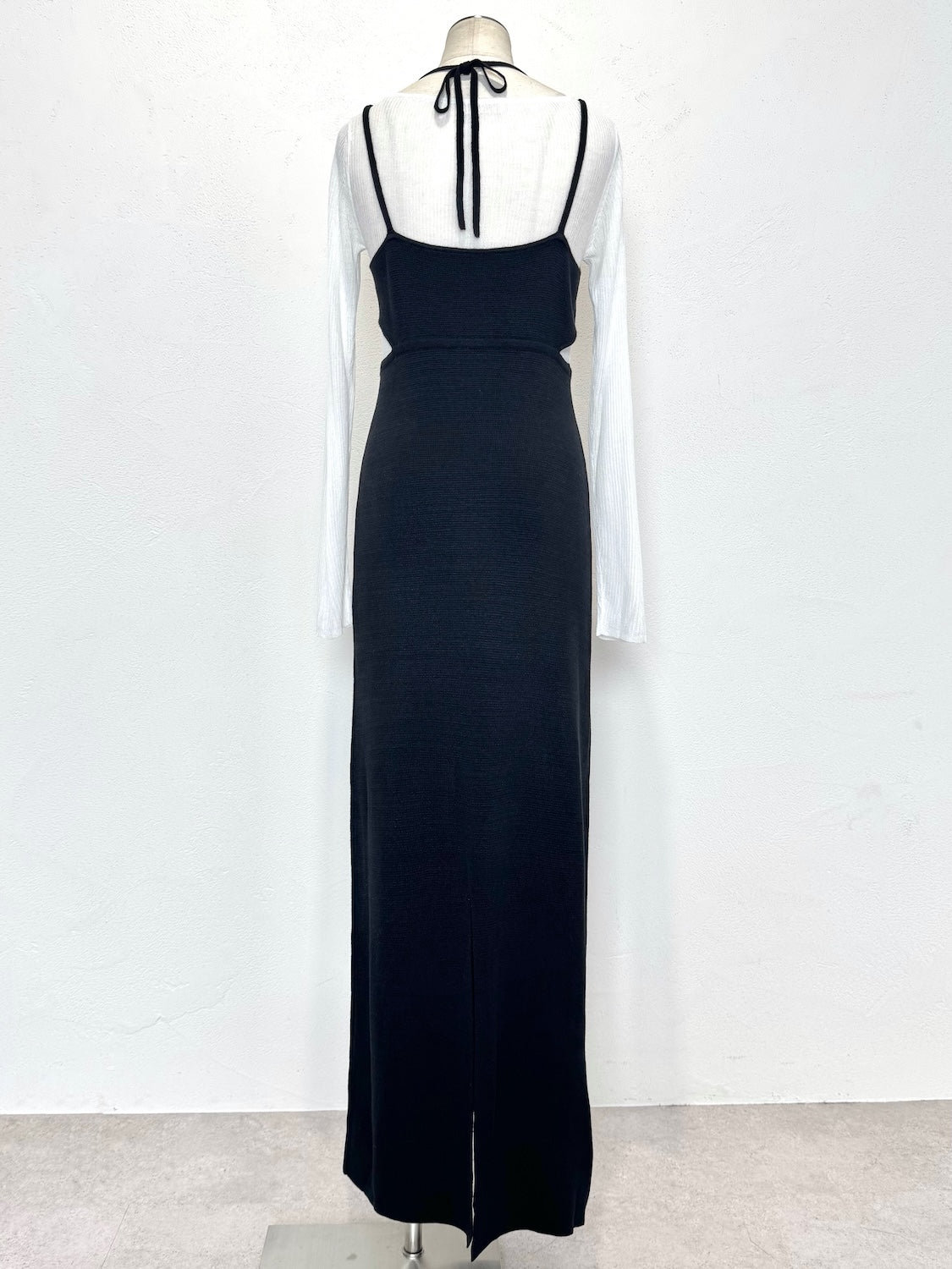 シアー ドッキング KNIT ワンピース