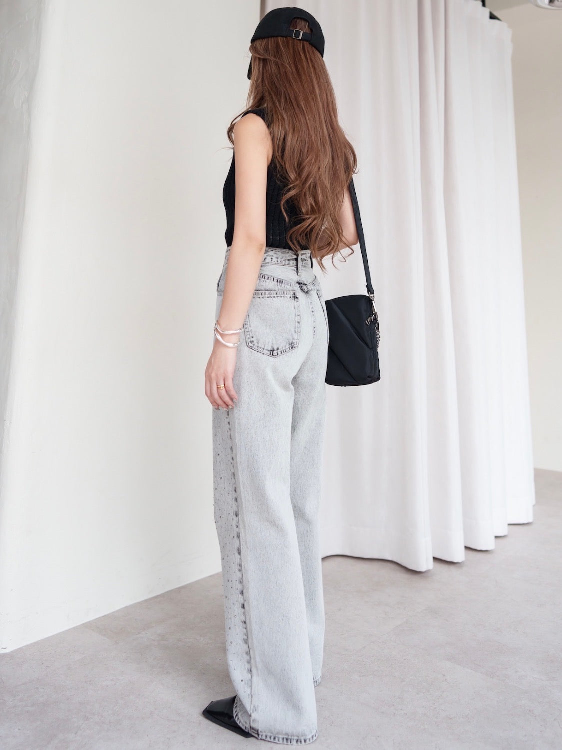MODEL:159cm<br>着用サイズ:0<br>COLOR:ライトグレー