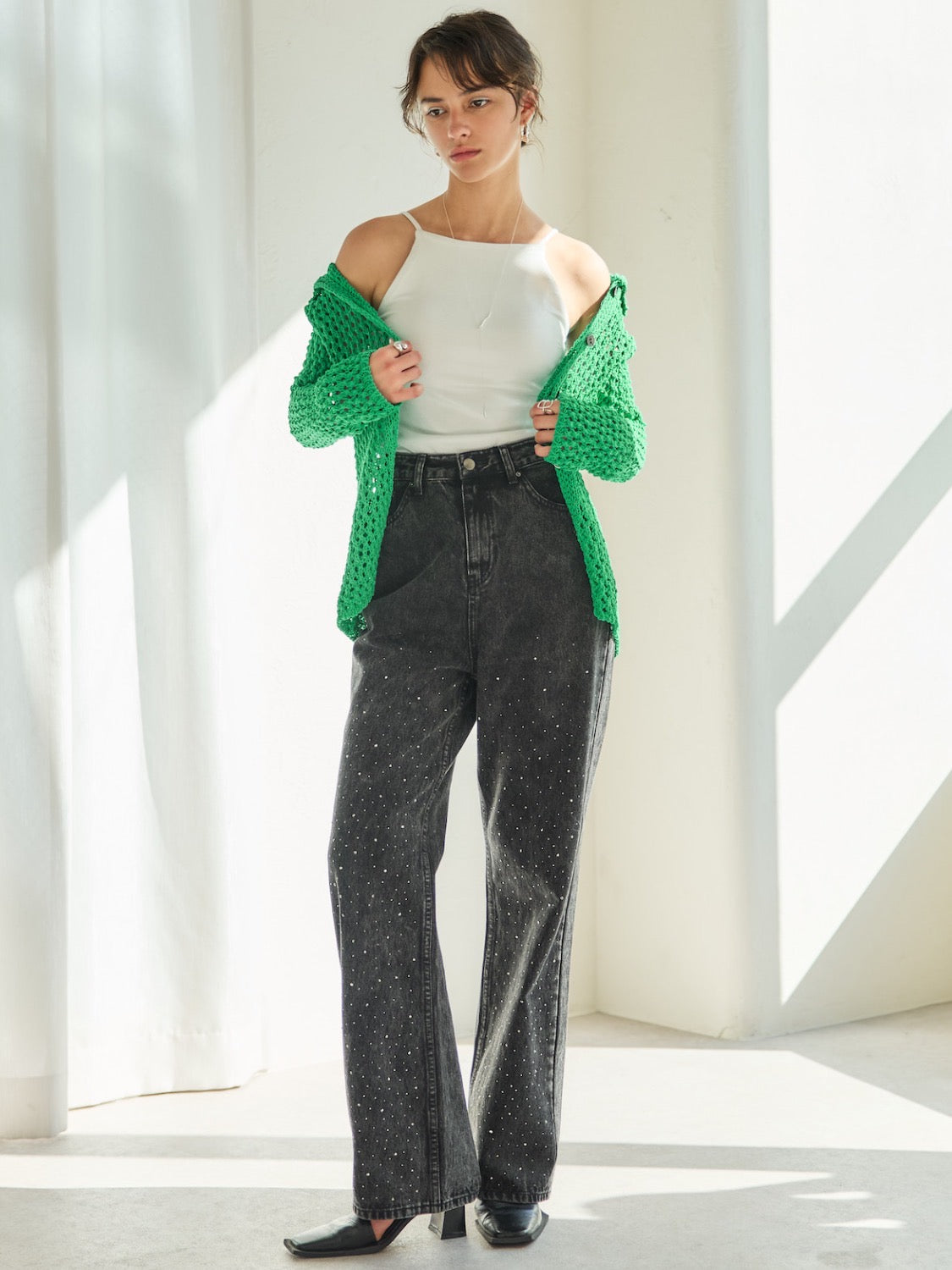 MODEL:170cm<br>COLOR:ホワイト