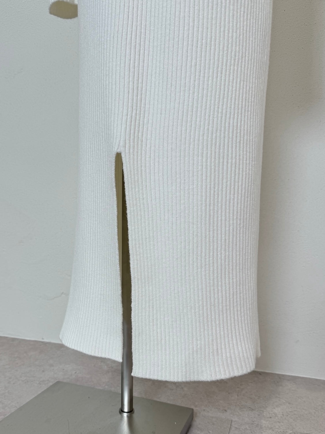 Decollete Cutout Knit Dress