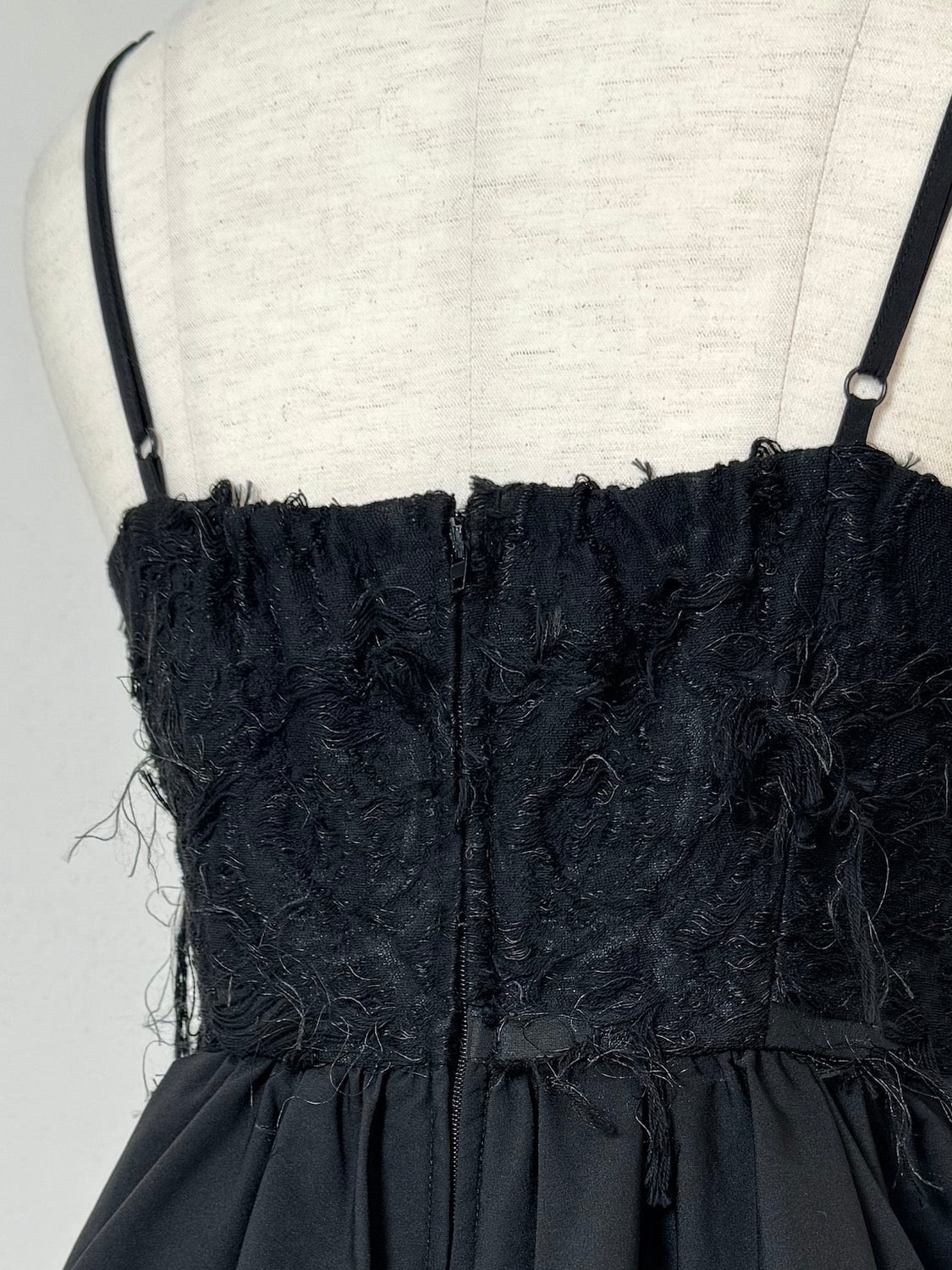 シアー Jaguard ペプラム ドレス