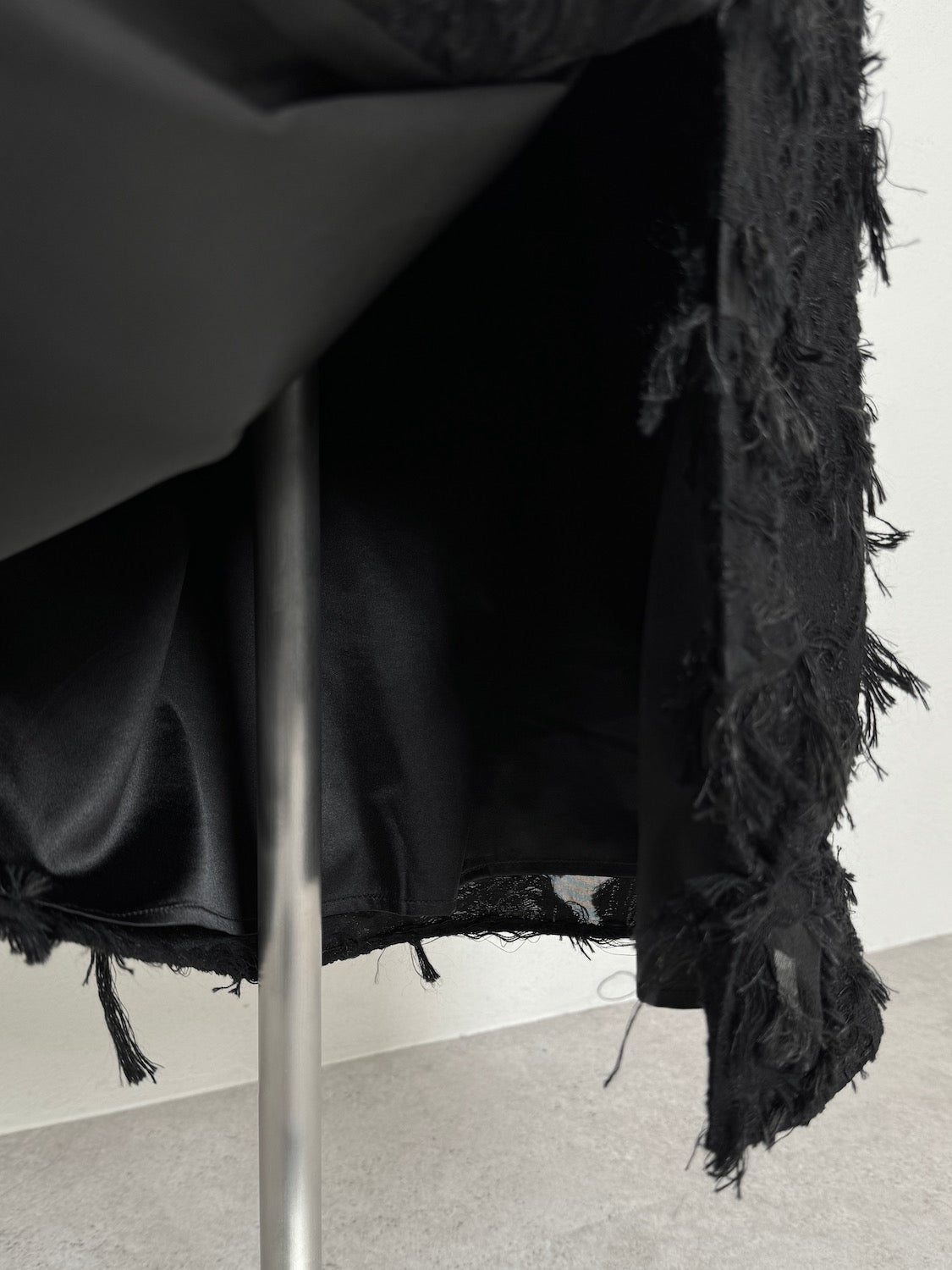 シアー Jaguard ペプラム ドレス